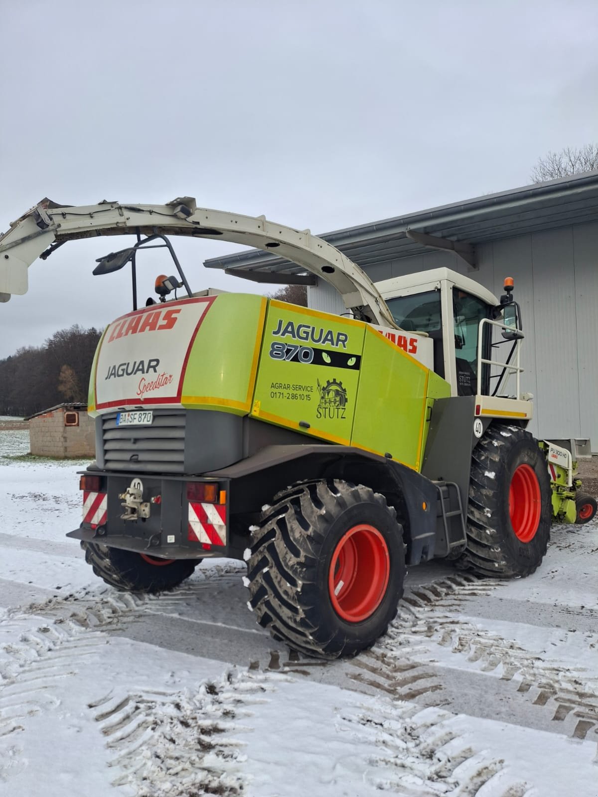 Feldhäcksler des Typs CLAAS Jaguar 870 Speedstar, Gebrauchtmaschine in Schlüsselfeld (Bild 3)