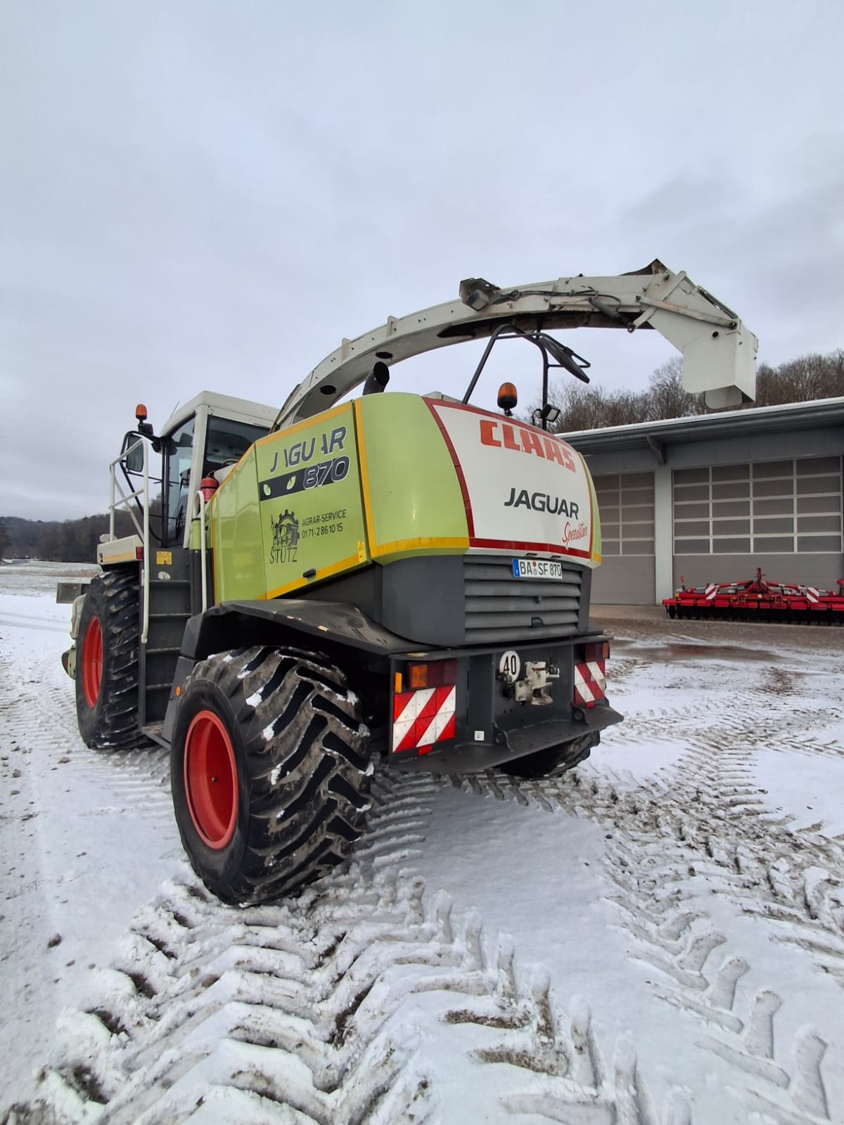 Feldhäcksler des Typs CLAAS Jaguar 870 Speedstar, Gebrauchtmaschine in Schlüsselfeld (Bild 5)