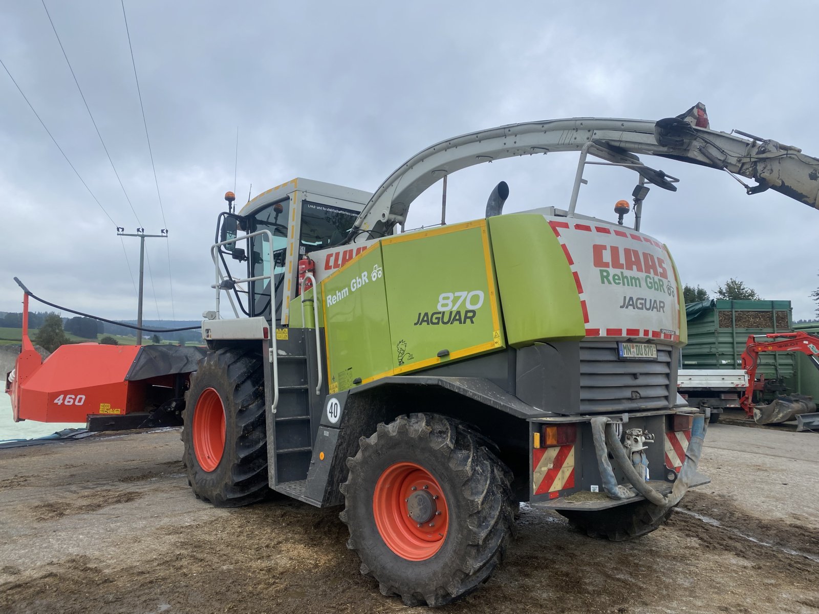 Feldhäcksler des Typs CLAAS Jaguar 870 Speedstar, Gebrauchtmaschine in Frickenhausen (Bild 2)