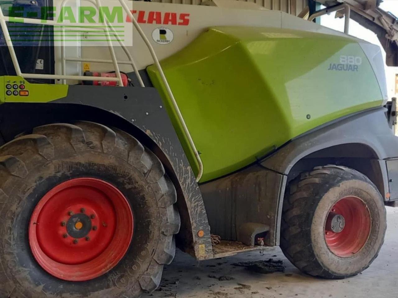 Feldhäcksler des Typs CLAAS JAGUAR 880 4WD, Gebrauchtmaschine in WARTON, CARNFORTH (Bild 2)