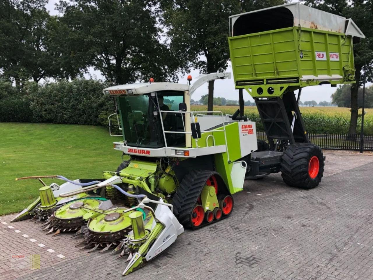 Feldhäcksler del tipo CLAAS JAGUAR 880 FIELD SHUTTLE, Container 36 cbm, Raupenlaufwerk, ORBIS 450 TS, Gebrauchtmaschine en Westerstede (Imagen 1)