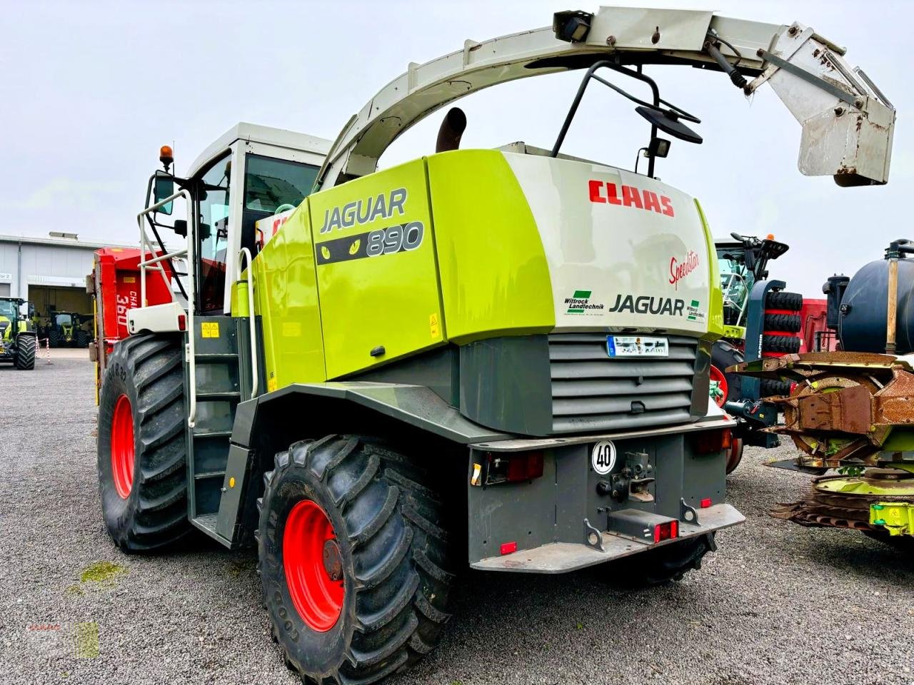 Feldhäcksler του τύπου CLAAS JAGUAR 890 SPEEDSTAR (492) Allrad 4WD, 40 km/h, KEMPER 360, PU 300, Gebrauchtmaschine σε Westerstede (Φωτογραφία 3)