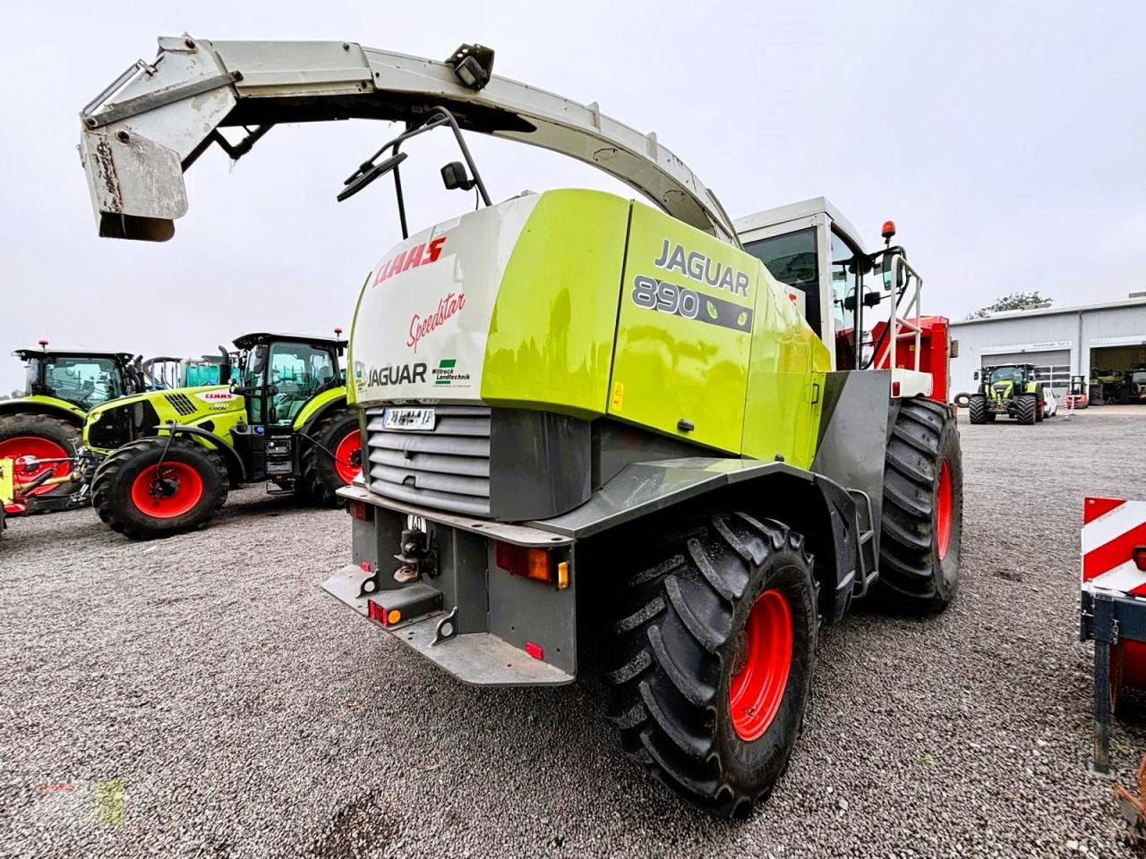 Feldhäcksler του τύπου CLAAS JAGUAR 890 SPEEDSTAR (492) Allrad 4WD, 40 km/h, KEMPER 360, PU 300, Gebrauchtmaschine σε Westerstede (Φωτογραφία 4)