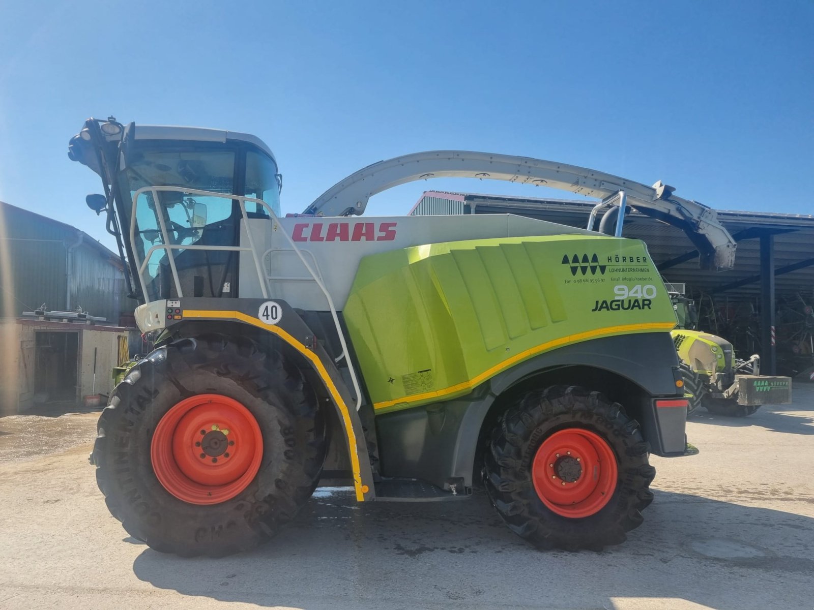 Feldhäcksler des Typs CLAAS Jaguar 940, Gebrauchtmaschine in Leutershausen (Bild 1)