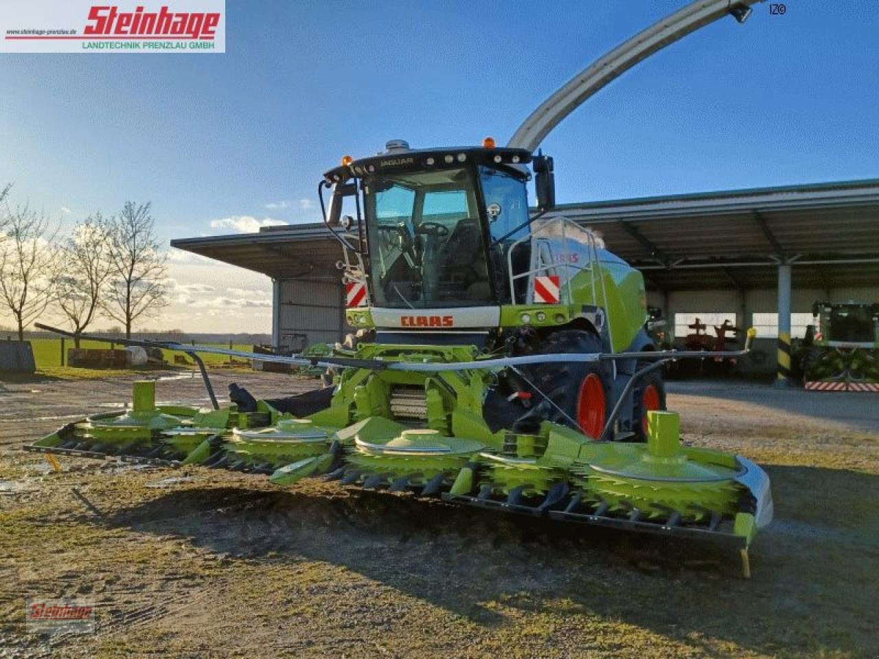 Feldhäcksler Türe ait CLAAS Jaguar 950 + Orbis 750 u.PU 300, Neumaschine içinde Rollwitz (resim 4)