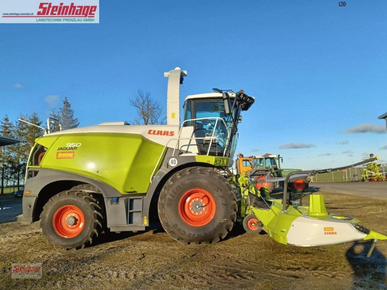 Feldhäcksler van het type CLAAS Jaguar 950 + Orbis 750 u.PU 300, Gebrauchtmaschine in Rollwitz (Foto 3)