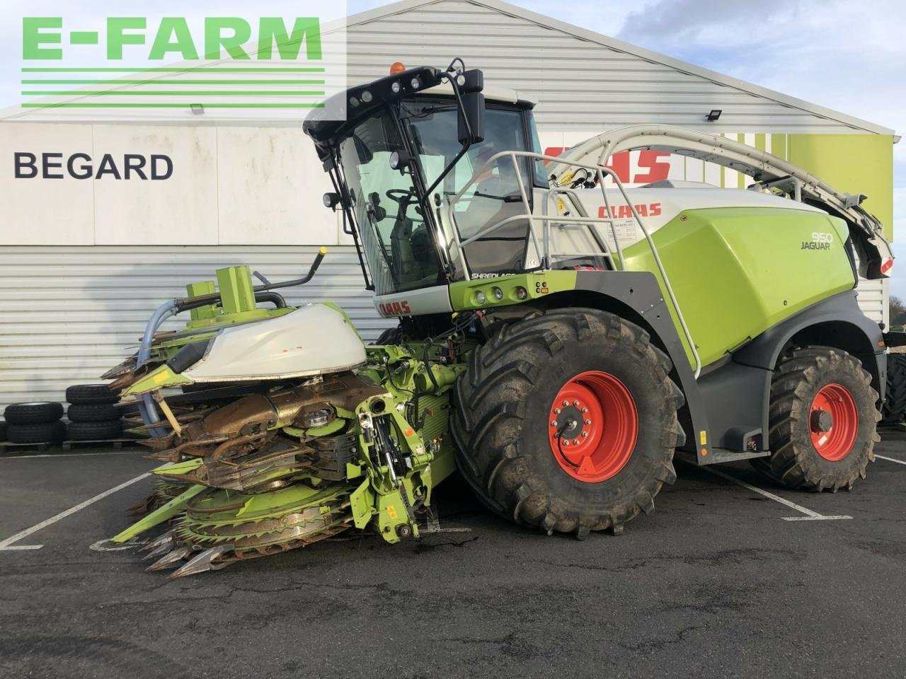 Feldhäcksler tip CLAAS jaguar 950 t4f +orbis 750, Gebrauchtmaschine in PLOUIGNEAU (Poză 1)