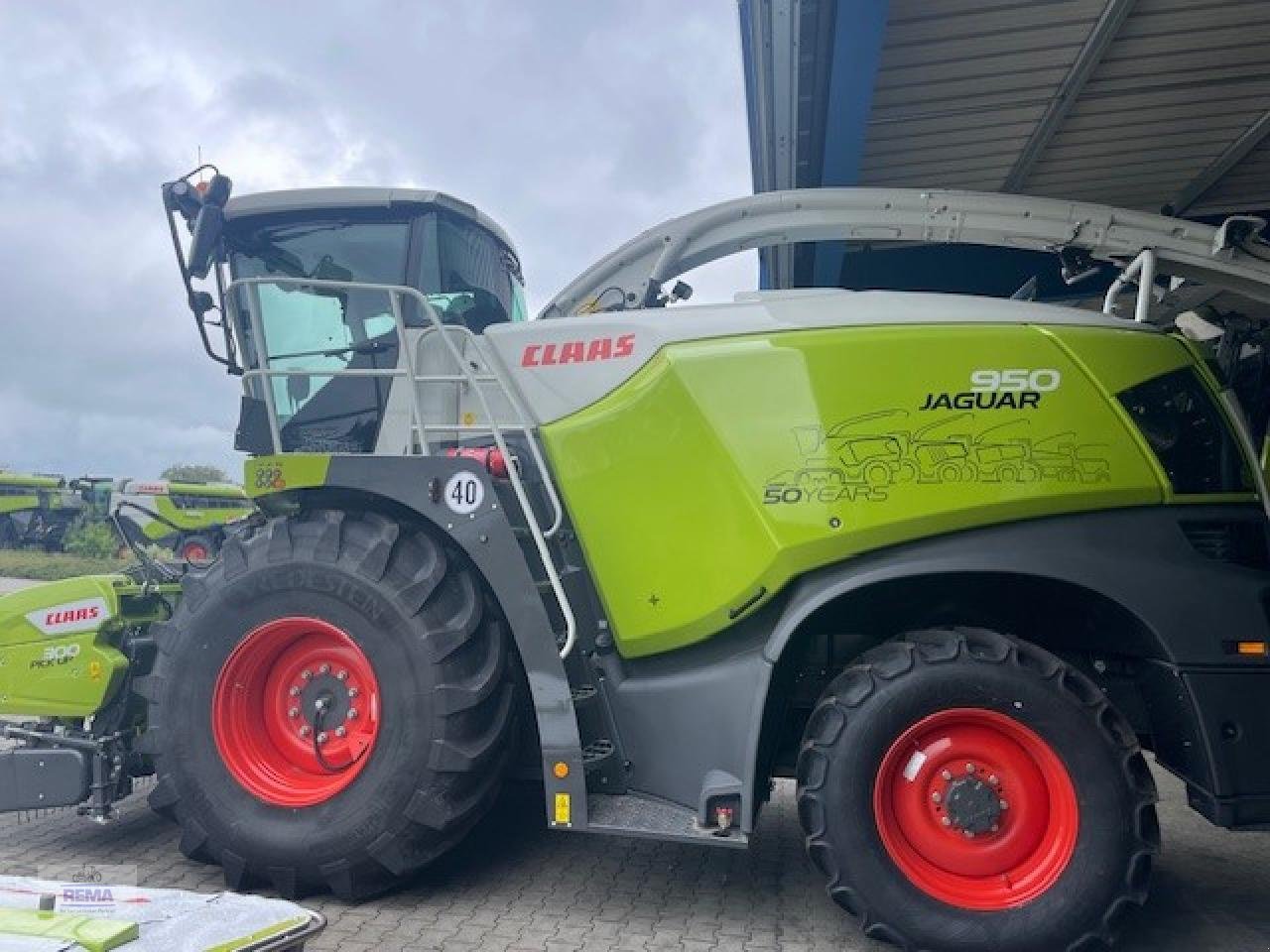 Feldhäcksler of the type CLAAS Jaguar 950, Neumaschine in Belzig-Schwanebeck (Picture 3)