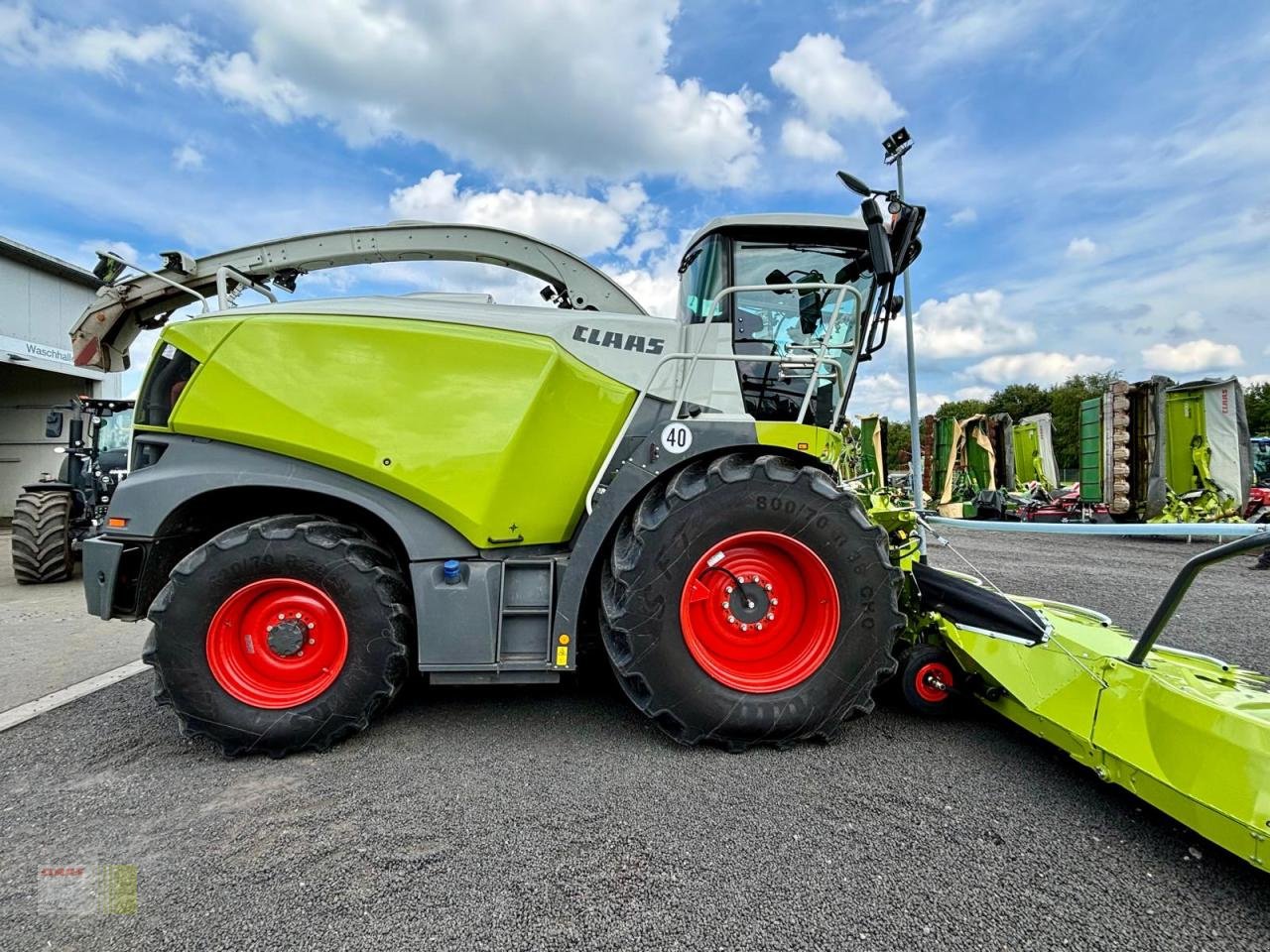 Feldhäcksler Türe ait CLAAS JAGUAR 960 (502), ORBIS 750 AUTO CONTOUR, PU 300 PROFI CONTOUR, NIR Sensor, nur 753 h !, VOLL !!!, Gebrauchtmaschine içinde Westerstede (resim 4)