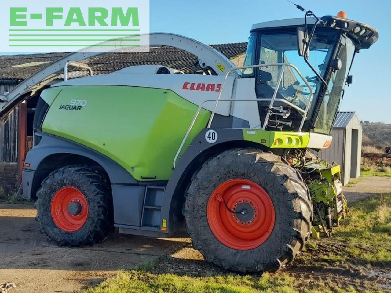 Feldhäcksler of the type CLAAS JAGUAR 970 4WD, Gebrauchtmaschine in MICHELDEVER, WINCHESTER (Picture 1)