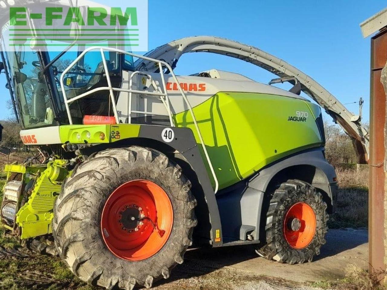 Feldhäcksler van het type CLAAS JAGUAR 970 4WD, Gebrauchtmaschine in MICHELDEVER, WINCHESTER (Foto 5)