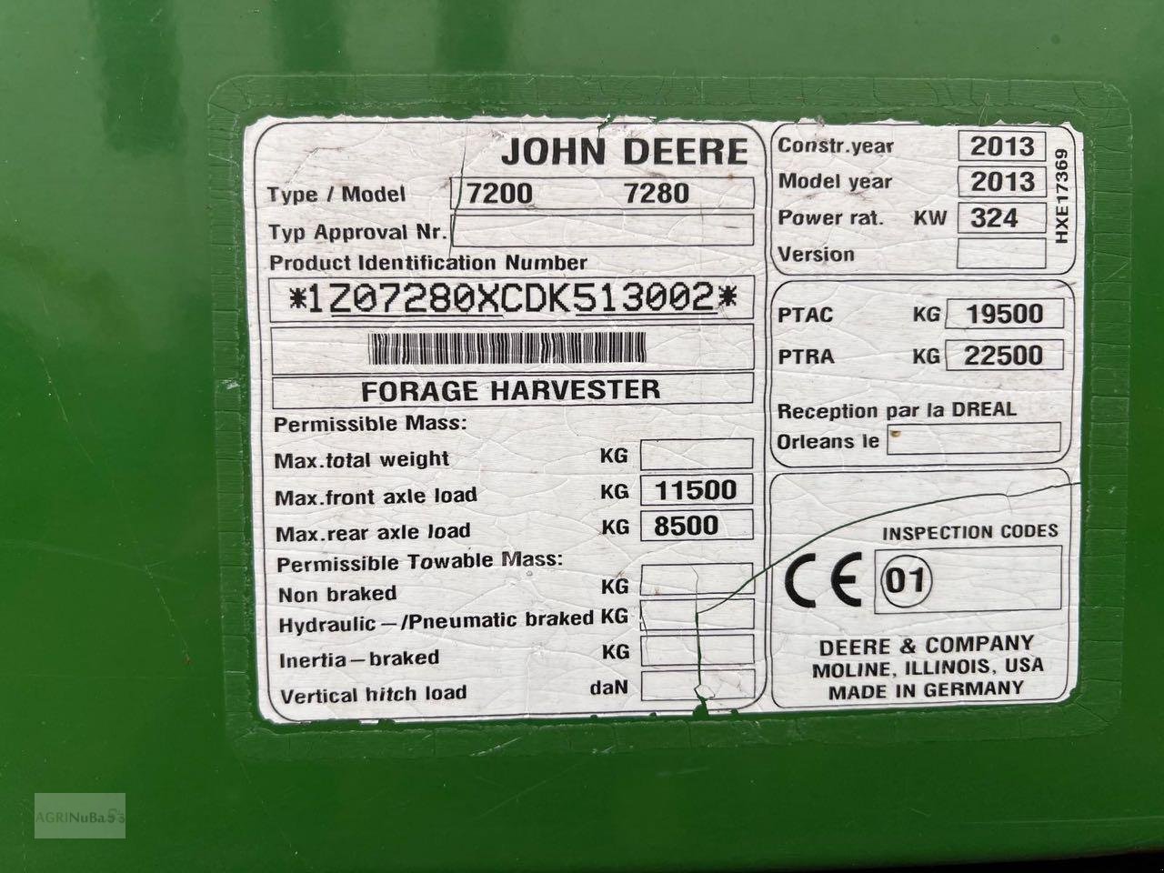 Feldhäcksler типа John Deere 7280, Gebrauchtmaschine в Prenzlau (Фотография 16)