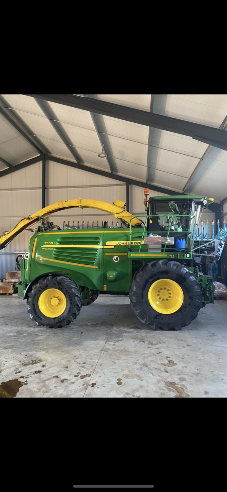 Feldhäcksler van het type John Deere 7550i, Gebrauchtmaschine in Pfreimd (Foto 3)