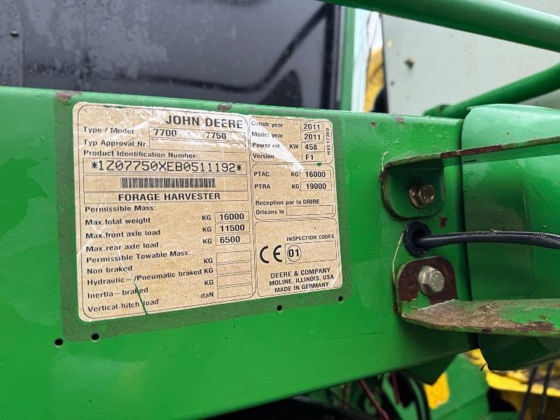 Feldhäcksler tipa John Deere 7750 i, Gebrauchtmaschine u Wargnies Le Grand (Slika 8)