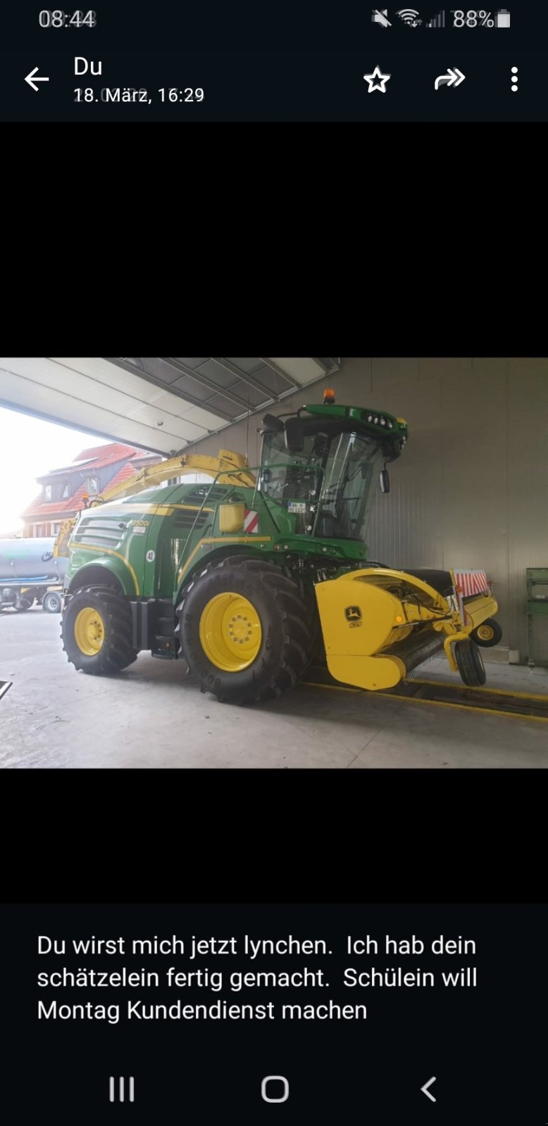 Feldhäcksler del tipo John Deere 8300i, Gebrauchtmaschine In Schopfloch (Immagine 1)