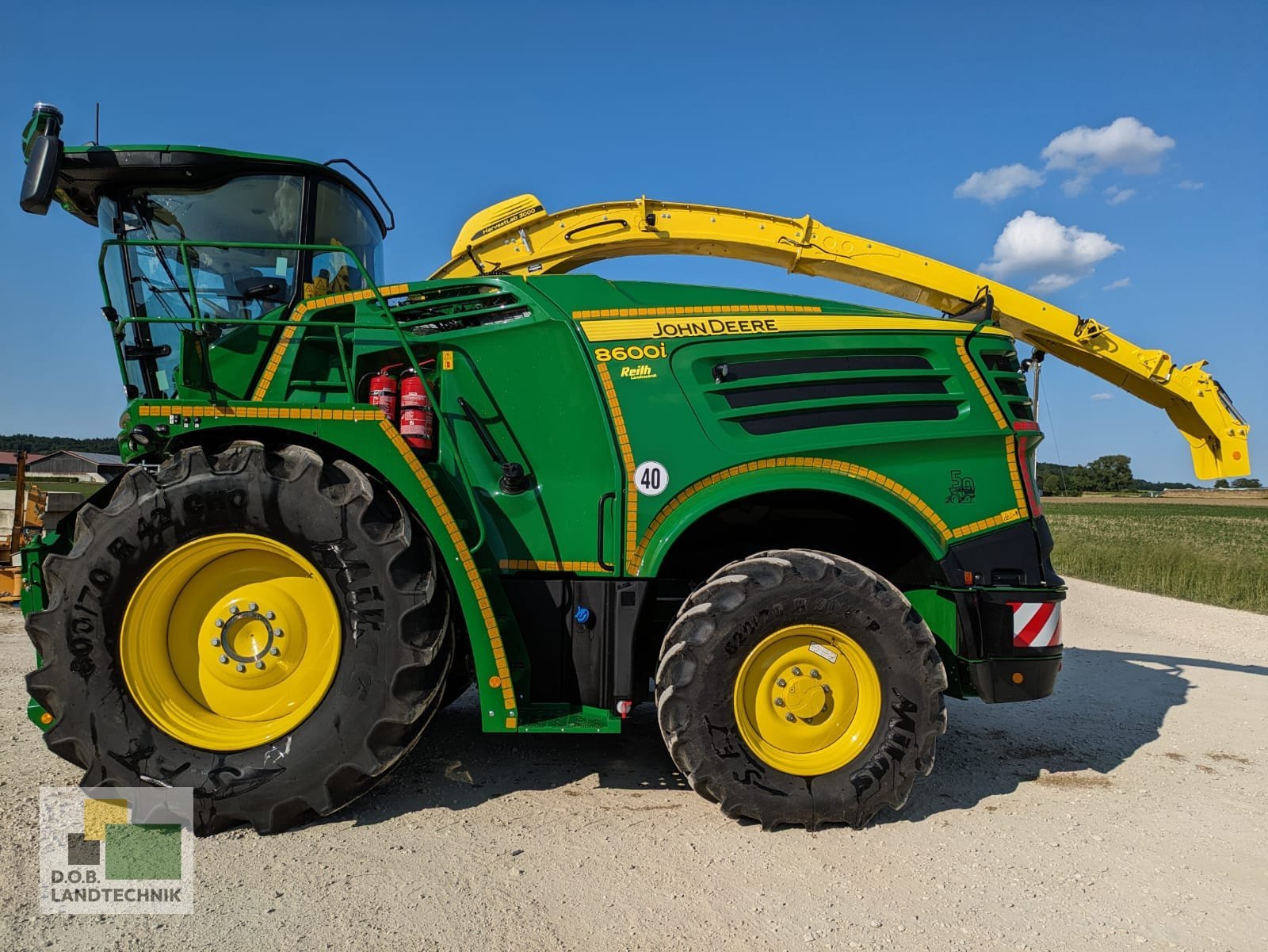 Feldhäcksler Türe ait John Deere 8600i, Gebrauchtmaschine içinde Langweid am Lech (resim 2)