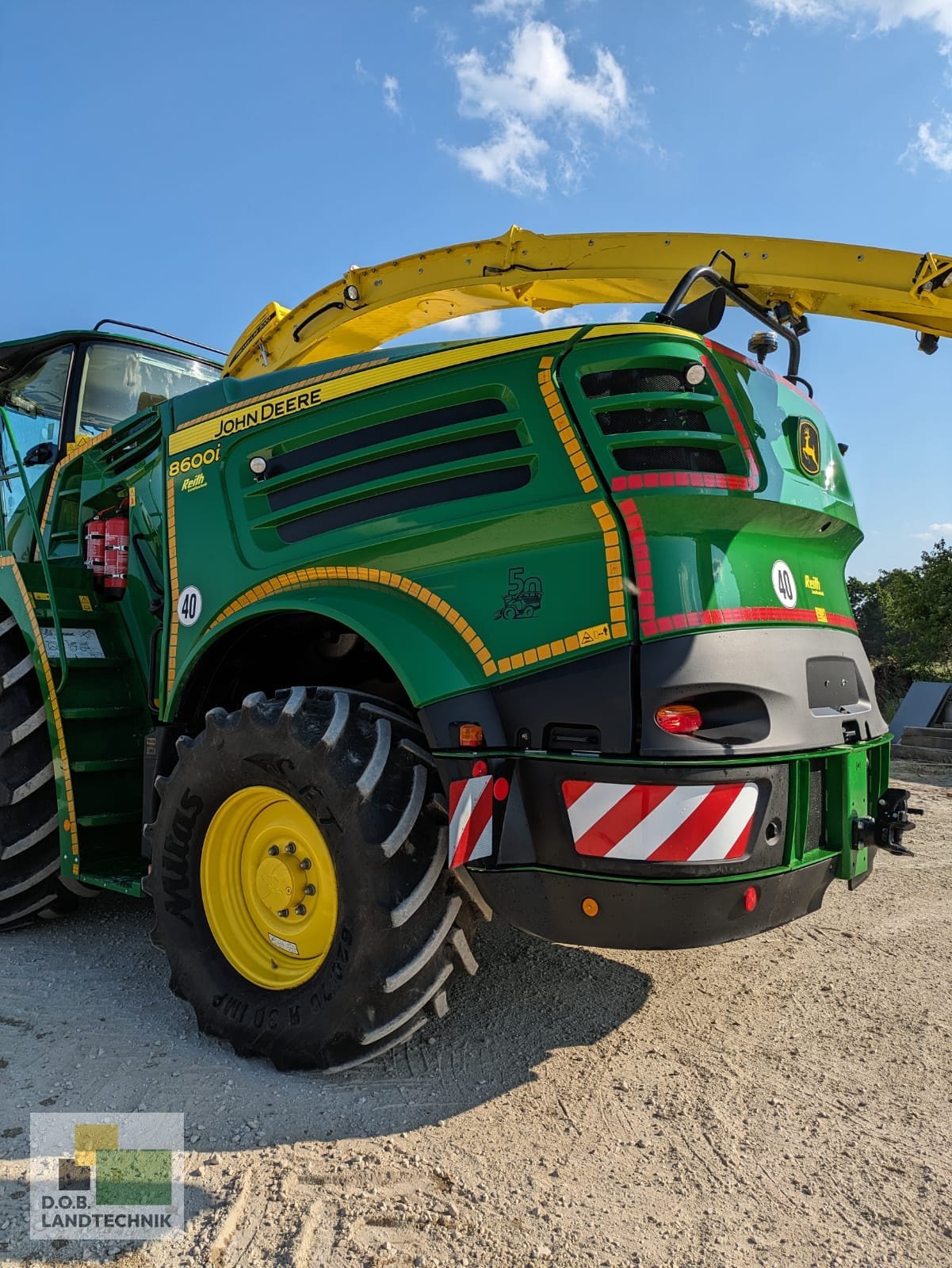 Feldhäcksler van het type John Deere 8600i, Gebrauchtmaschine in Langweid am Lech (Foto 8)