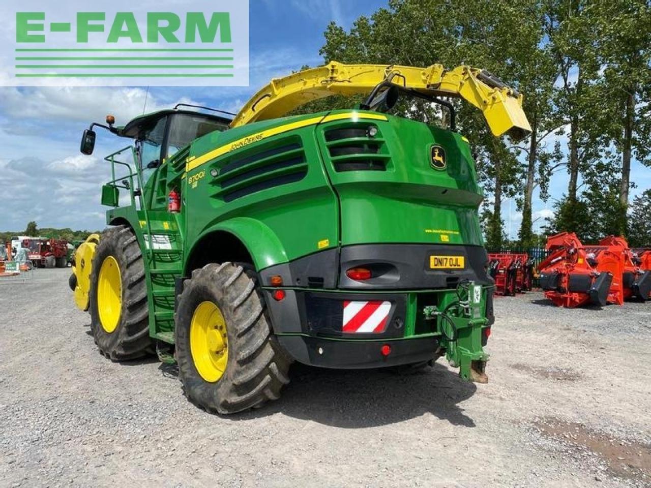 Feldhäcksler du type John Deere 8700, Gebrauchtmaschine en SHREWSBURRY (Photo 5)