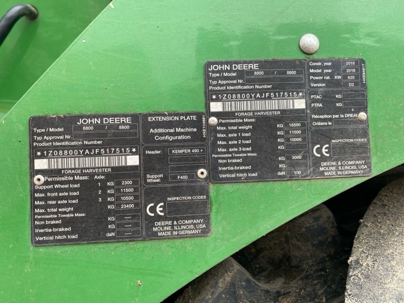 Feldhäcksler typu John Deere 8800, Gebrauchtmaschine v Neubrandenburg (Obrázok 7)