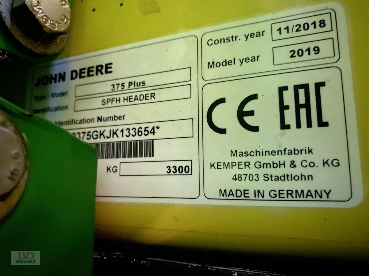 Feldhäcksler typu John Deere 9600i, Gebrauchtmaschine v Spelle (Obrázok 9)