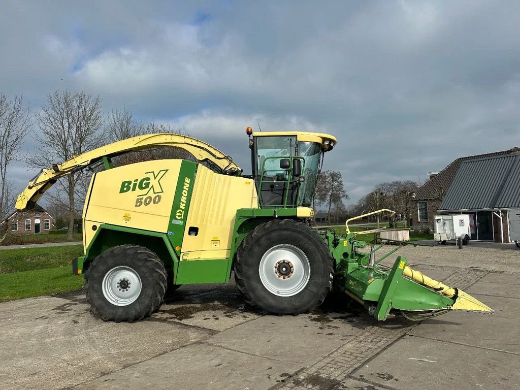 Feldhäcksler del tipo Krone Big x 500 Incl Maisbek graspickup Maishakselaar, Gebrauchtmaschine en Ruinerwold (Imagen 5)