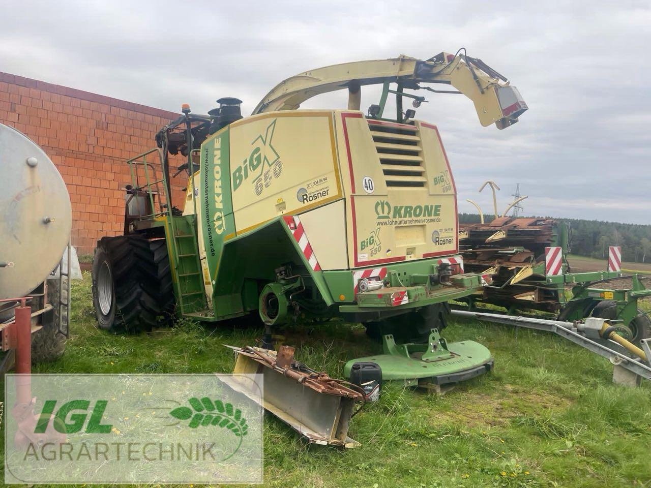 Feldhäcksler van het type Krone BiG X 650, Gebrauchtmaschine in Nabburg (Foto 2)