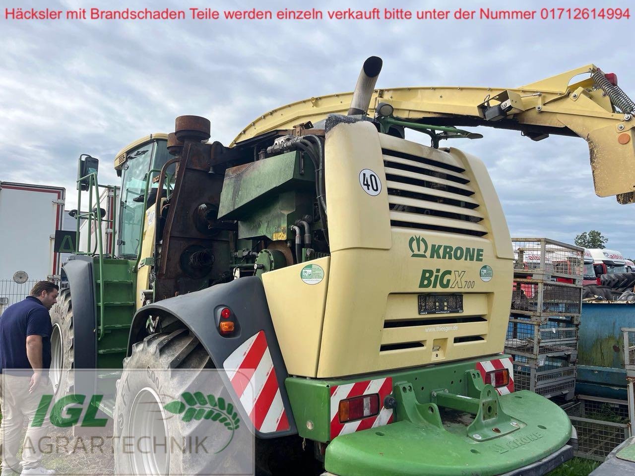 Feldhäcksler typu Krone BiG X 700 - 3, Gebrauchtmaschine v Nabburg (Obrázek 1)