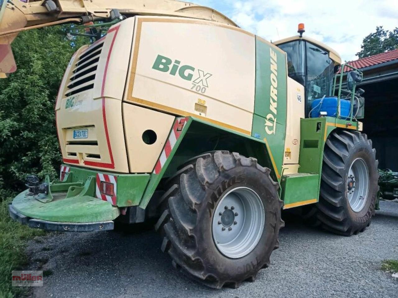 Feldhäcksler van het type Krone Big X 700, Gebrauchtmaschine in Holzhausen (Foto 2)