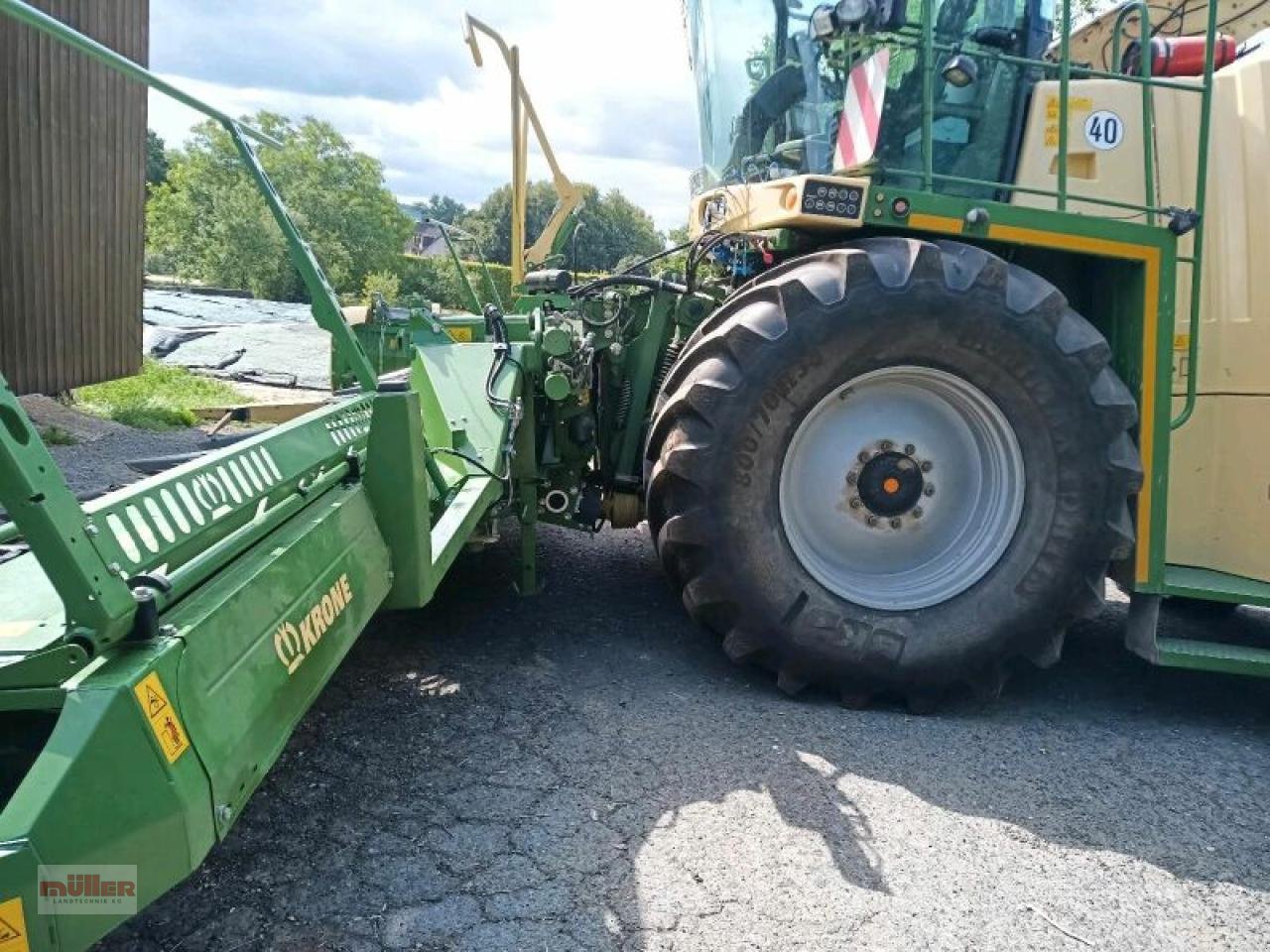 Feldhäcksler van het type Krone Big X 700, Gebrauchtmaschine in Holzhausen (Foto 4)