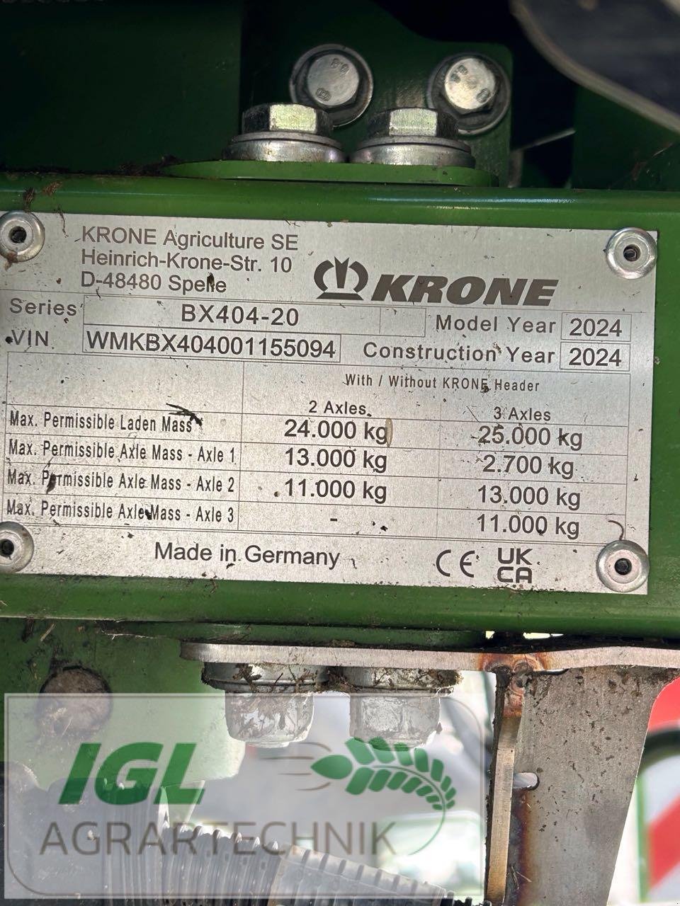 Feldhäcksler tip Krone BiG X 780 (St 5) (BX404-20), Gebrauchtmaschine in Nabburg (Poză 5)