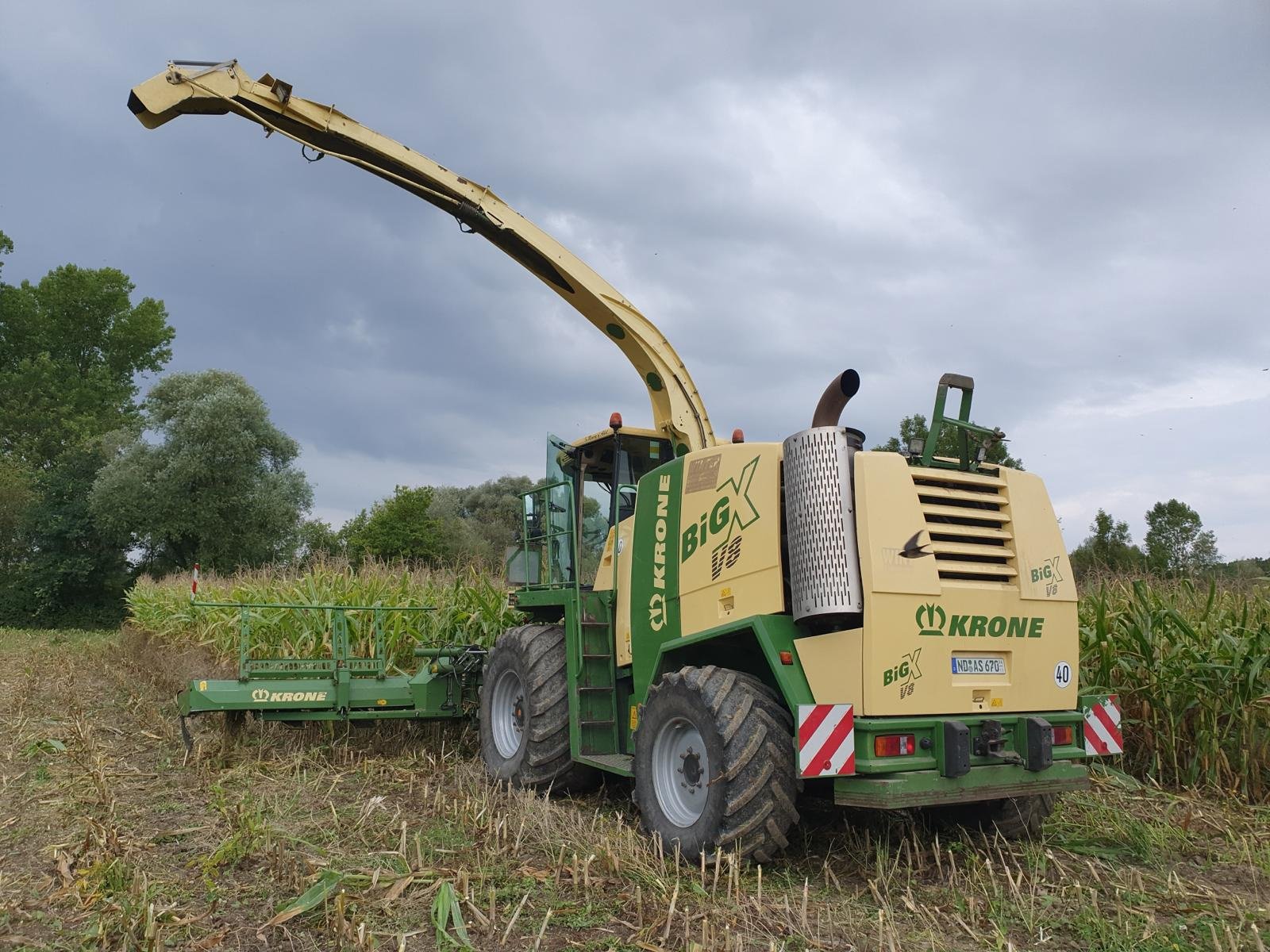 Feldhäcksler типа Krone Big X  V8, Gebrauchtmaschine в Burgheim (Фотография 4)