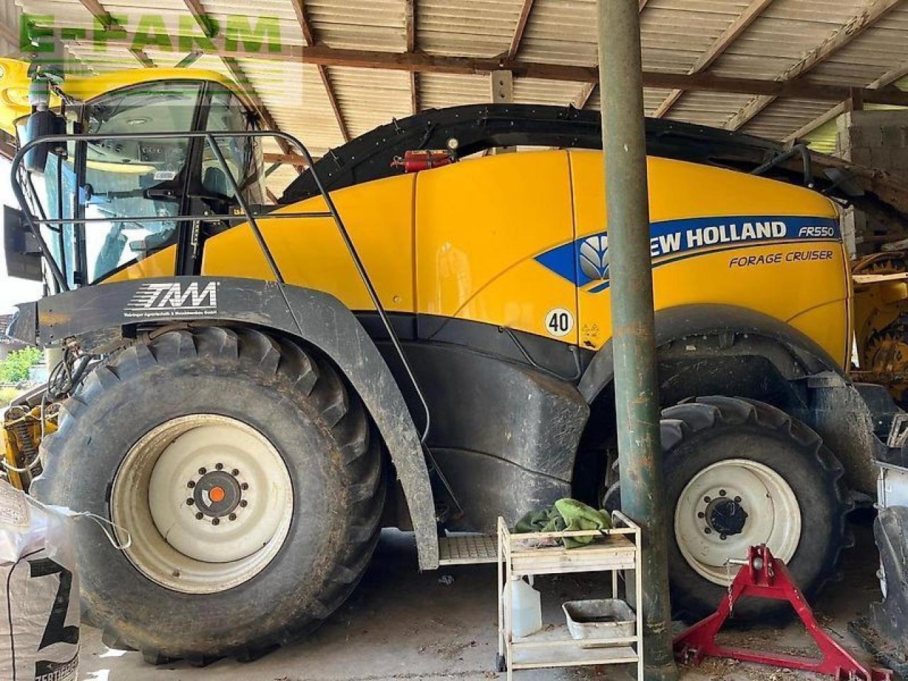 Feldhäcksler του τύπου New Holland fr 550 häcksler inkl. pickup und maisgebiss, Gebrauchtmaschine σε ANRODE / OT LENGEFELD (Φωτογραφία 4)