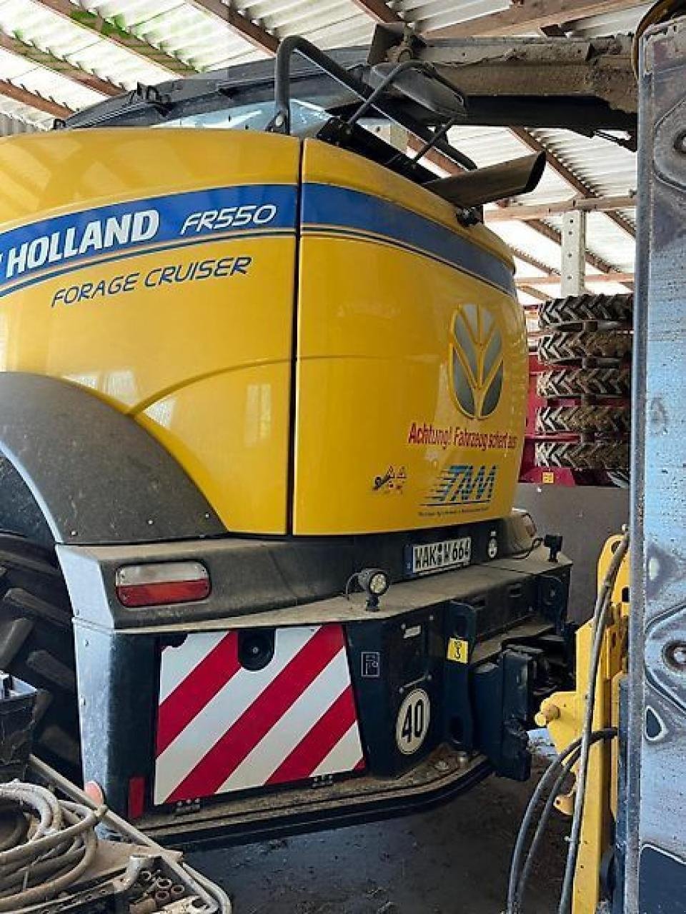 Feldhäcksler του τύπου New Holland fr 550 häcksler inkl. pickup und maisgebiss, Gebrauchtmaschine σε ANRODE / OT LENGEFELD (Φωτογραφία 8)