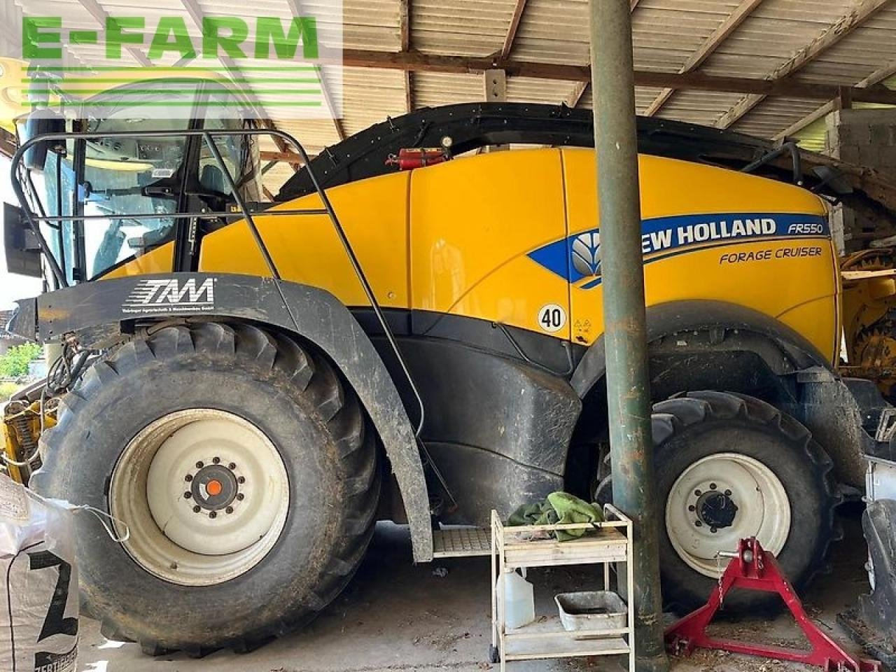 Feldhäcksler van het type New Holland fr 550, Gebrauchtmaschine in ANRODE / OT LENGEFELD (Foto 4)