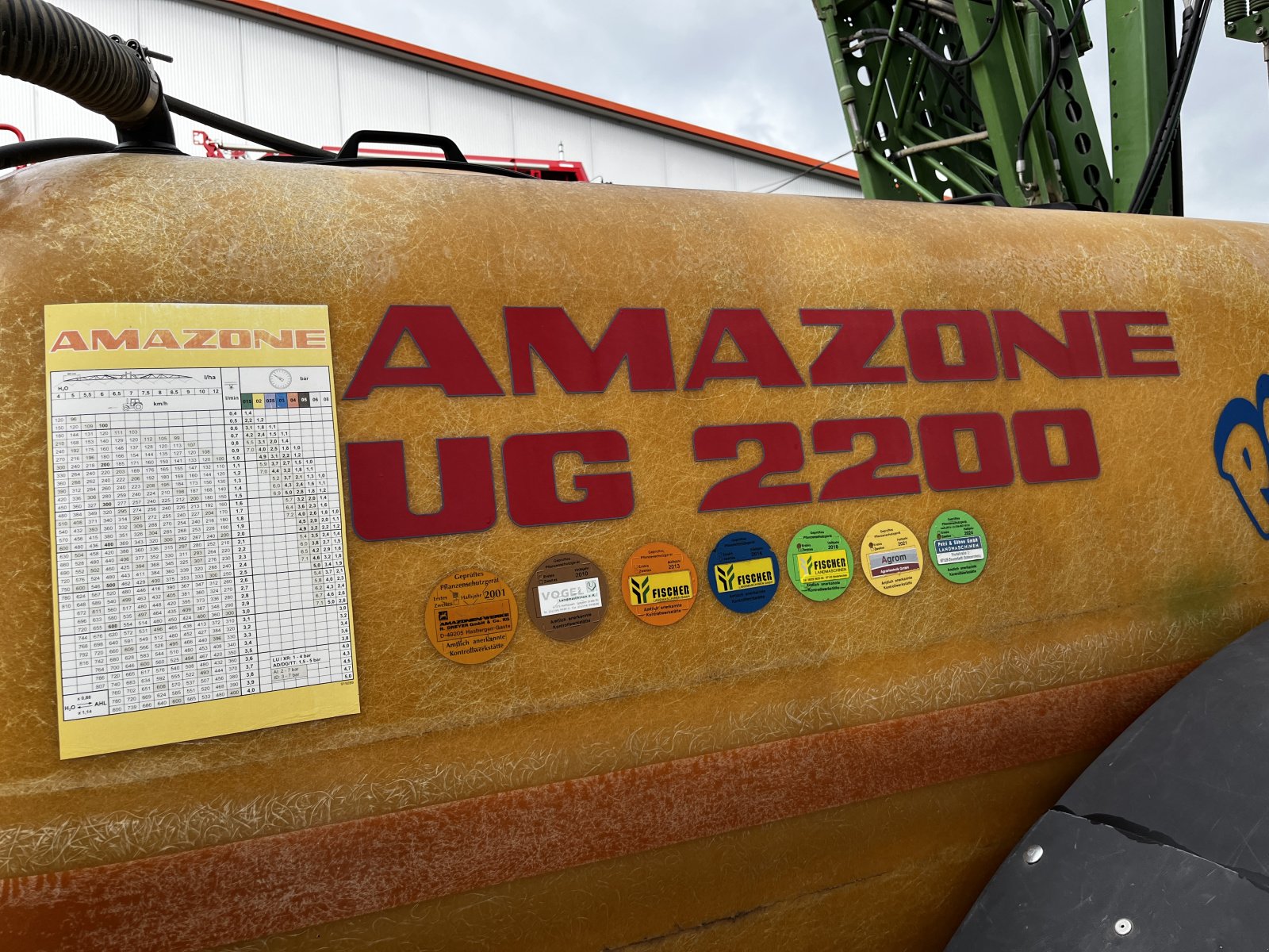 Feldspritze типа Amazone UG 2200 Power, Gebrauchtmaschine в Dannstadt-Schauernheim (Фотография 11)