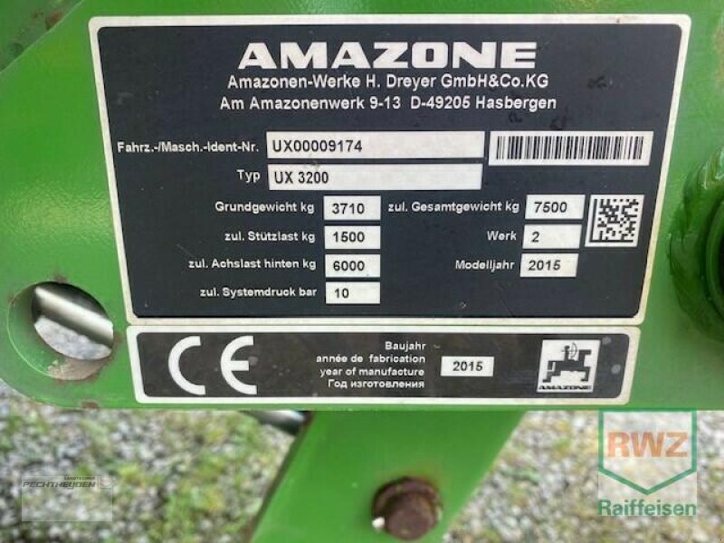 Feldspritze typu Amazone UX 3200 Super, Gebrauchtmaschine w Wegberg (Zdjęcie 12)