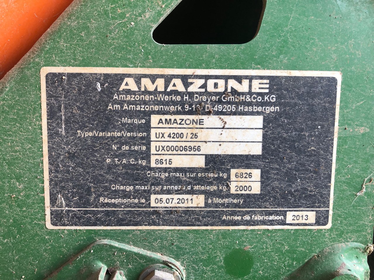 Feldspritze типа Amazone Ux 4200 SUPER, Gebrauchtmaschine в Chauvoncourt (Фотография 8)