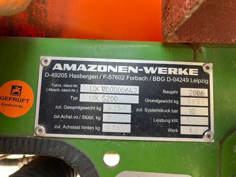 Feldspritze του τύπου Amazone UX 5200, Gebrauchtmaschine σε Nauen (Φωτογραφία 7)