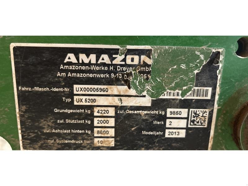 Feldspritze tip Amazone UX5200, Gebrauchtmaschine in ESCAUDOEUVRES (Poză 4)