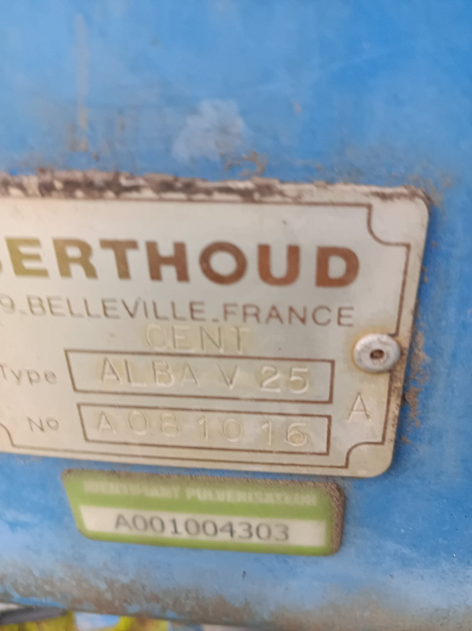 Feldspritze del tipo Berthoud Alba v25, Gebrauchtmaschine en Einvaux (Imagen 2)