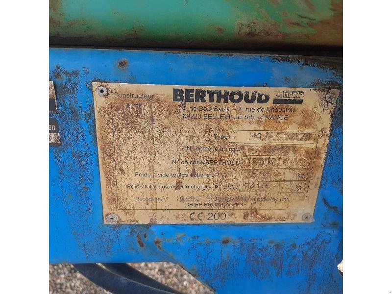 Feldspritze του τύπου Berthoud MAJOR 3200, Gebrauchtmaschine σε HERLIN LE SEC (Φωτογραφία 6)