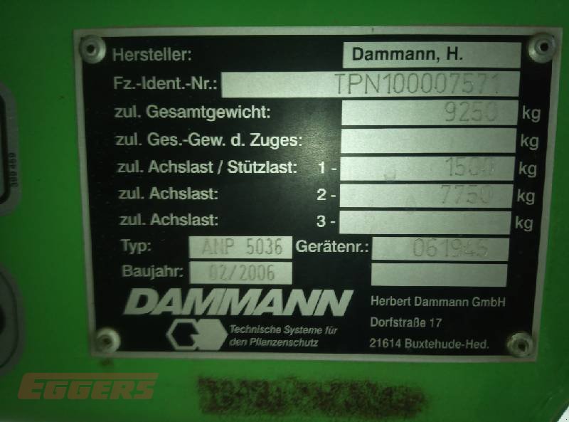 Feldspritze tipa Dammann ANP 5036, Gebrauchtmaschine u Suhlendorf (Slika 8)