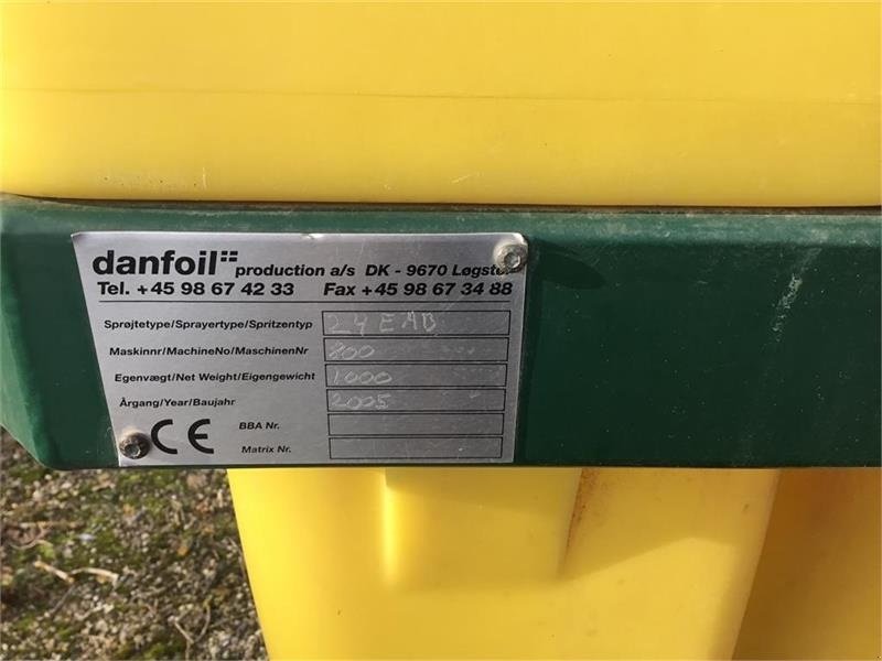 Feldspritze типа Danfoil 1000l, 24m. Liftsprøjte., Gebrauchtmaschine в Mern (Фотография 7)