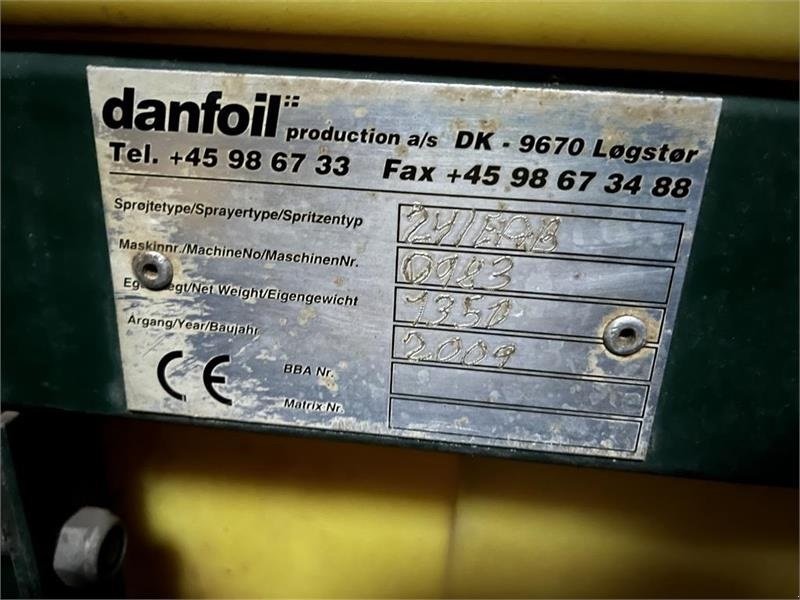 Feldspritze типа Danfoil Airboss 24m, Gebrauchtmaschine в Ringe (Фотография 8)
