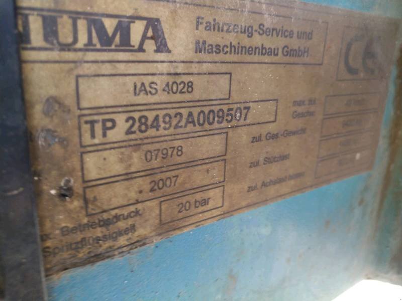 Feldspritze от тип Inuma IAS 4028 Professional, Gebrauchtmaschine в Liebenwalde (Снимка 15)