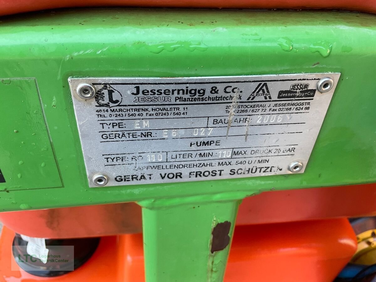 Feldspritze du type Jessernigg EM 600, Gebrauchtmaschine en Kalsdorf (Photo 12)