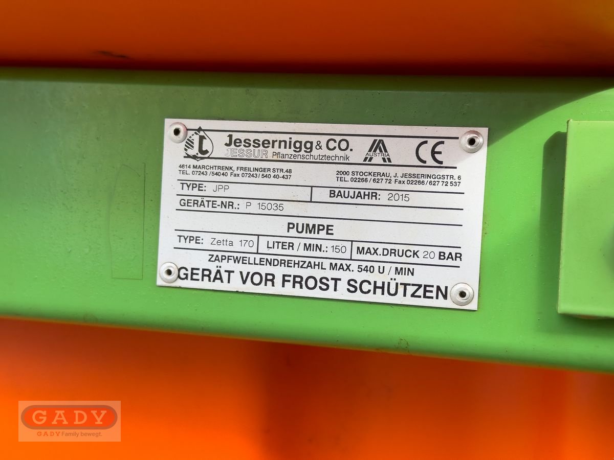 Feldspritze del tipo Jessernigg JPP Zetta 170 FELDSPRITZE, Gebrauchtmaschine en Lebring (Imagen 16)