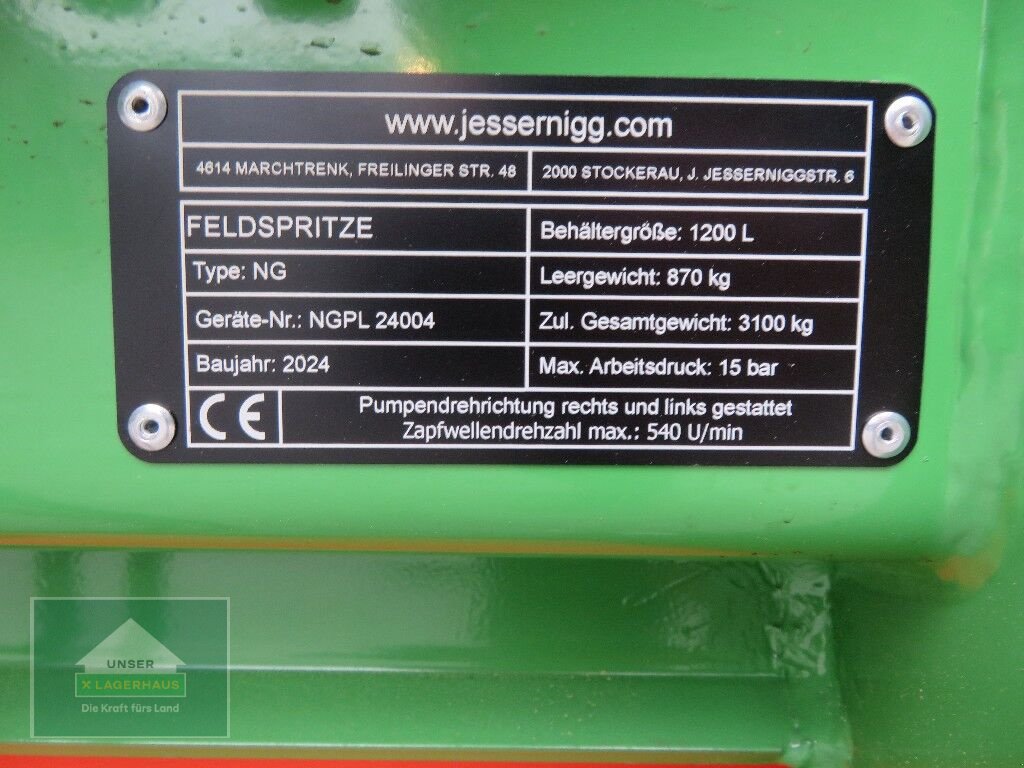 Feldspritze des Typs Jessernigg NG 1200L, Neumaschine in Hofkirchen (Bild 16)