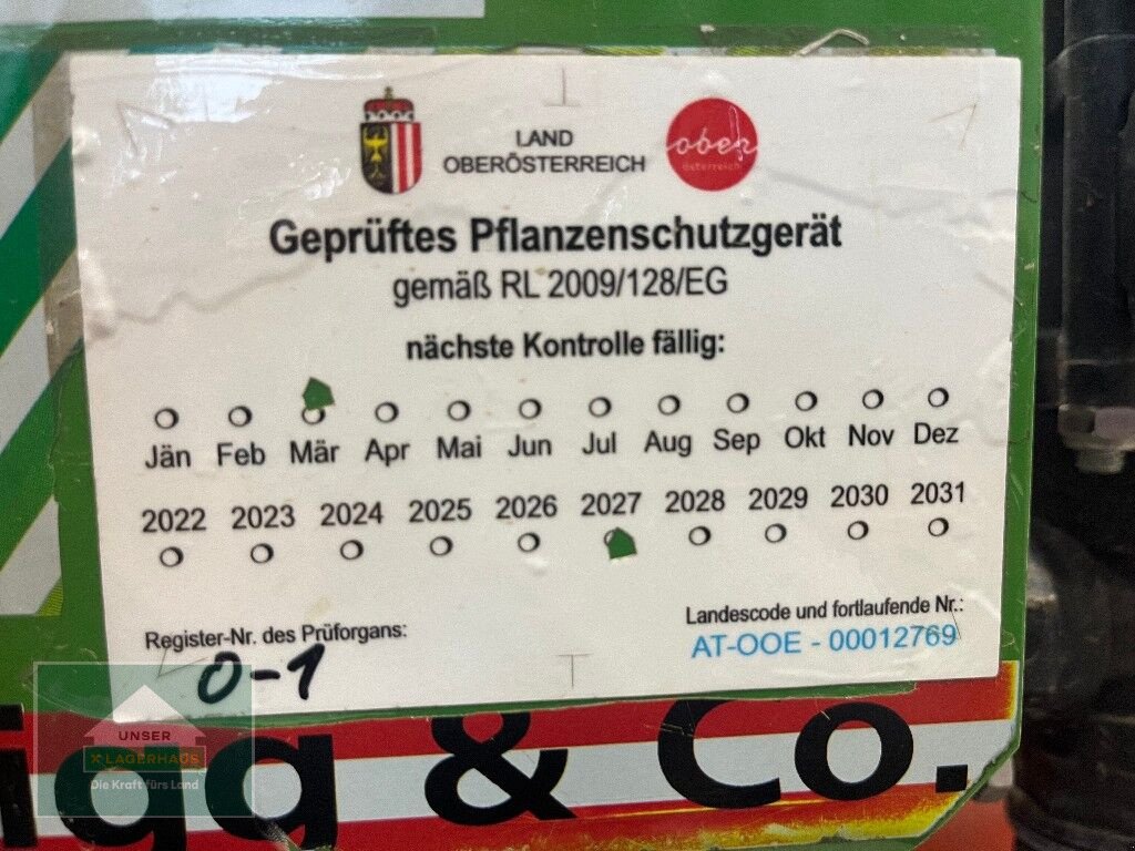 Feldspritze tip Jessernigg PP1 800L, Gebrauchtmaschine in Enns (Poză 7)