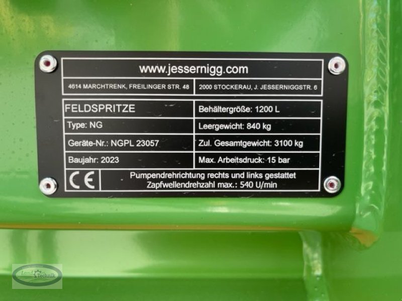 Feldspritze du type Jessernigg S NG PL 1200, Neumaschine en Münzkirchen (Photo 11)